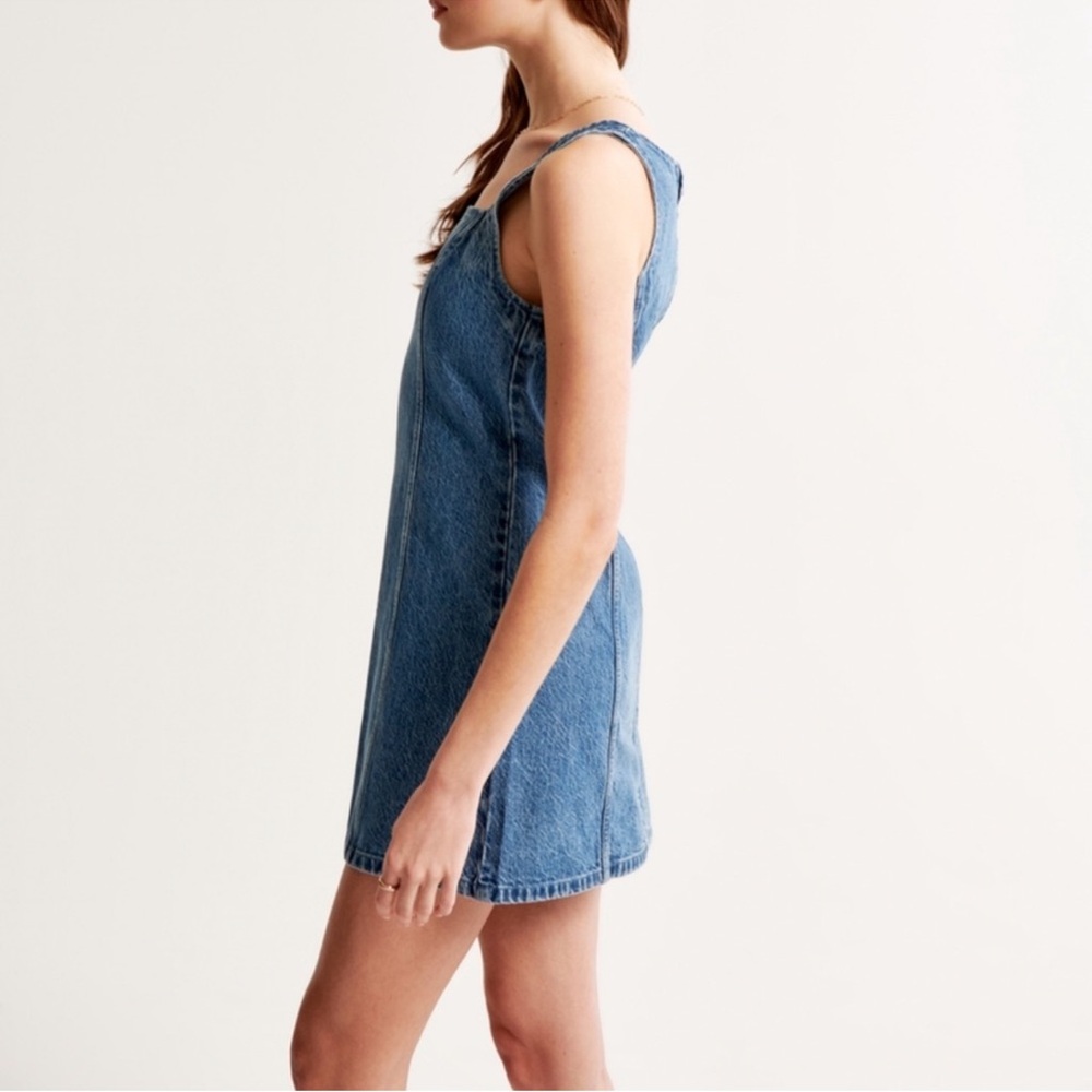 Abercrombie & Fitch Blue Denim Dress - Picture 2 of 8